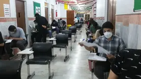 مدرسه بهان، عکس از برگزاری آزمون های میان ترم دوم متوسطه دوره دوم بهان منطقه 5